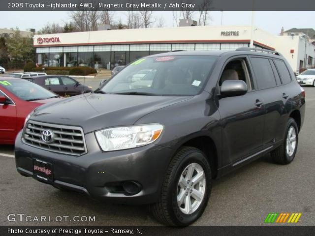 2008 Toyota Highlander 4WD in Magnetic Gray Metallic