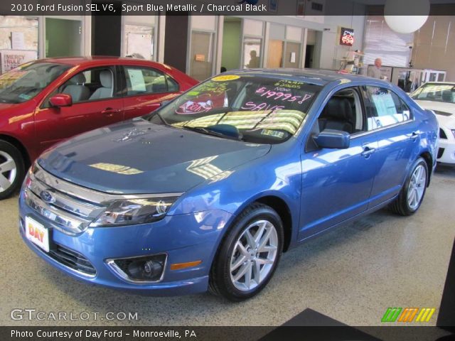 2010 Ford Fusion SEL V6 in Sport Blue Metallic