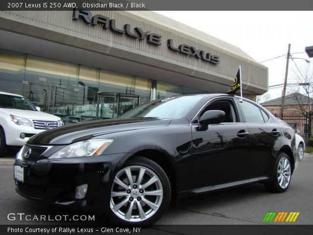 2007 Lexus IS 250 AWD in Obsidian Black