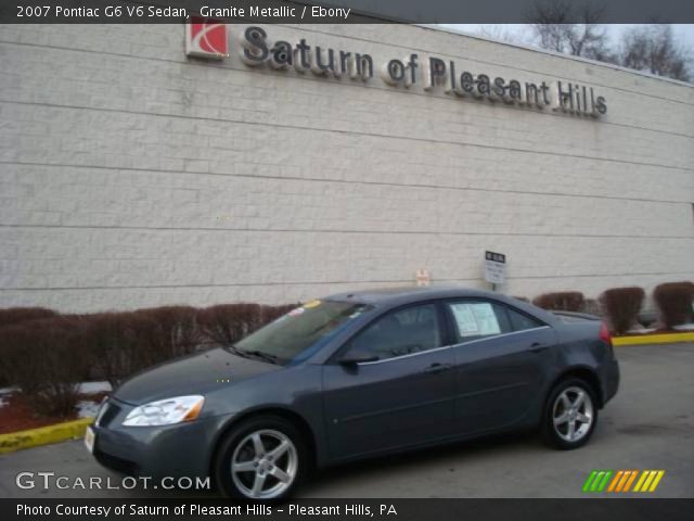 2007 Pontiac G6 V6 Sedan in Granite Metallic