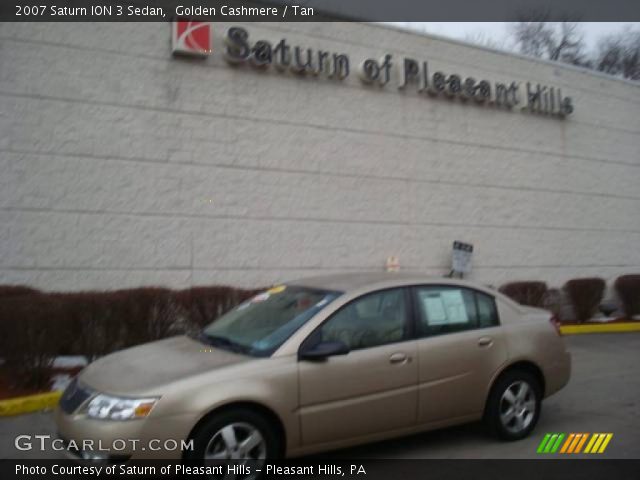 2007 Saturn ION 3 Sedan in Golden Cashmere