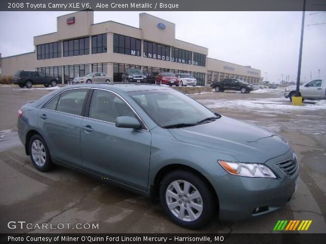 2008 Toyota Camry XLE V6 in Aloe Green Metallic