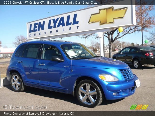 2003 Chrysler PT Cruiser GT in Electric Blue Pearl