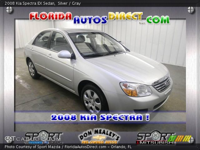2008 Kia Spectra EX Sedan in Silver