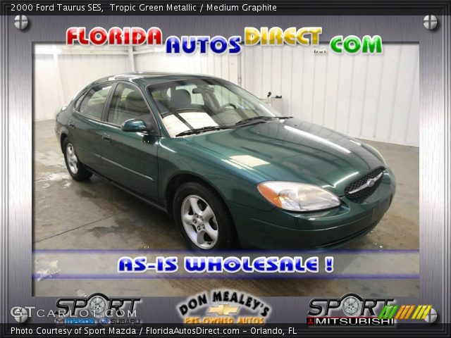 2000 Ford Taurus SES in Tropic Green Metallic