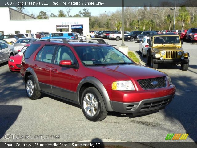 2007 Ford Freestyle SEL in Red Fire Metallic