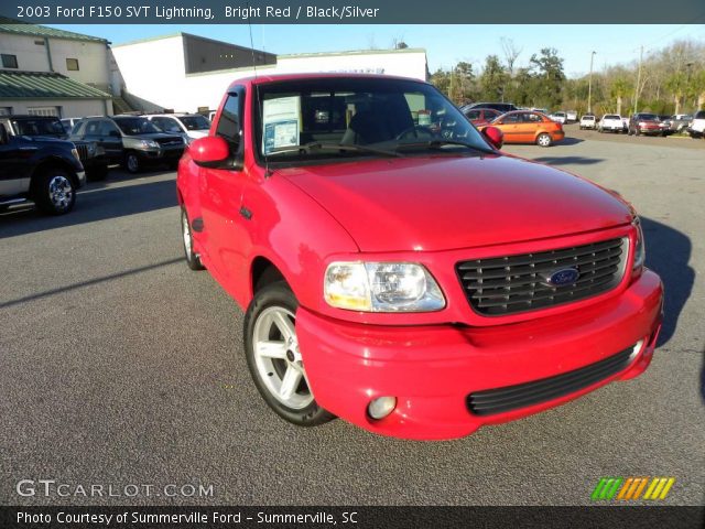 2003 Ford F150 SVT Lightning in Bright Red