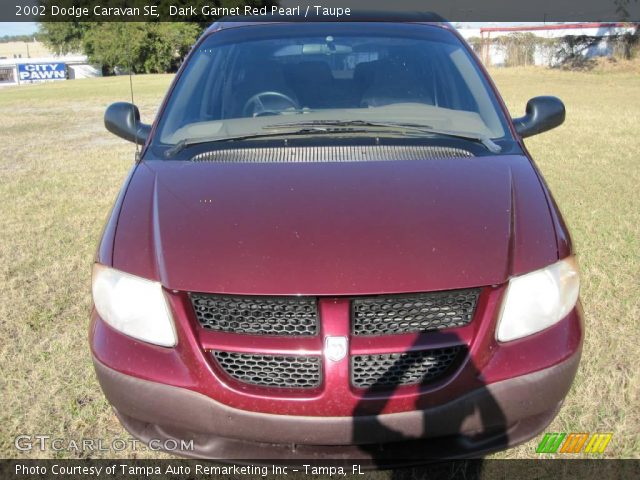 2002 Dodge Caravan SE in Dark Garnet Red Pearl