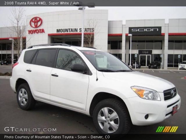 2008 Toyota RAV4 4WD in Super White