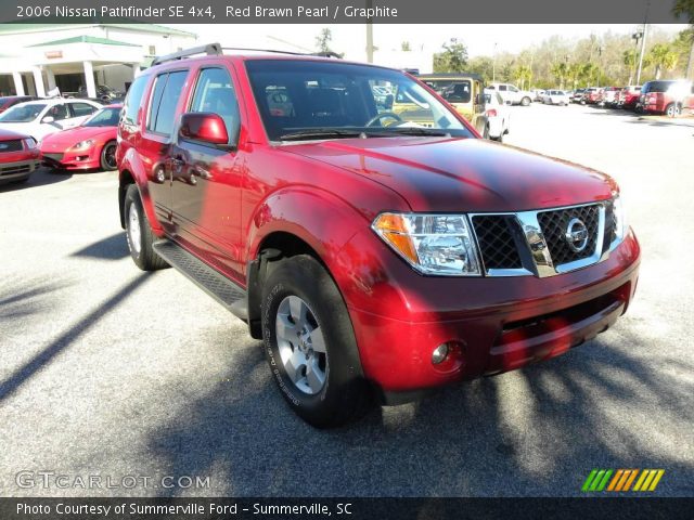 2006 Nissan Pathfinder SE 4x4 in Red Brawn Pearl