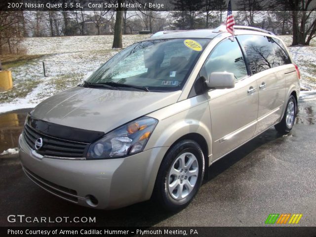 2007 Nissan Quest 3.5 SL in Coral Sand Metallic
