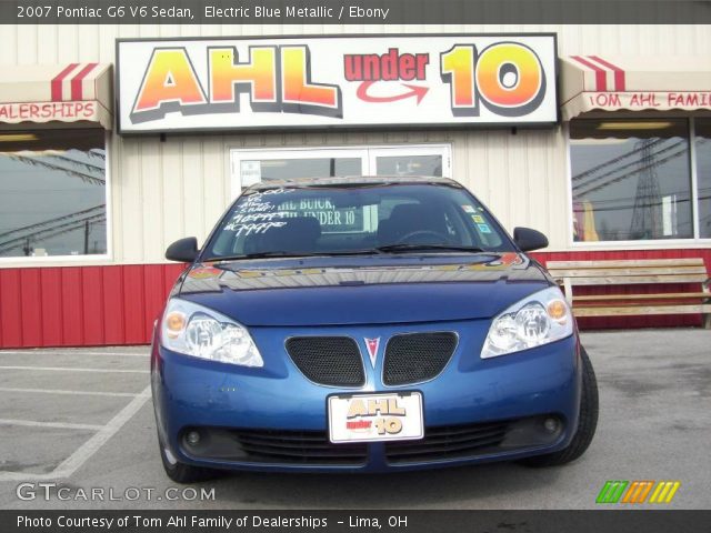 2007 Pontiac G6 V6 Sedan in Electric Blue Metallic
