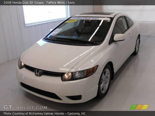 2008 Honda Civic EX Coupe in Taffeta White