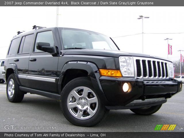 2007 Jeep Commander Overland 4x4 in Black Clearcoat