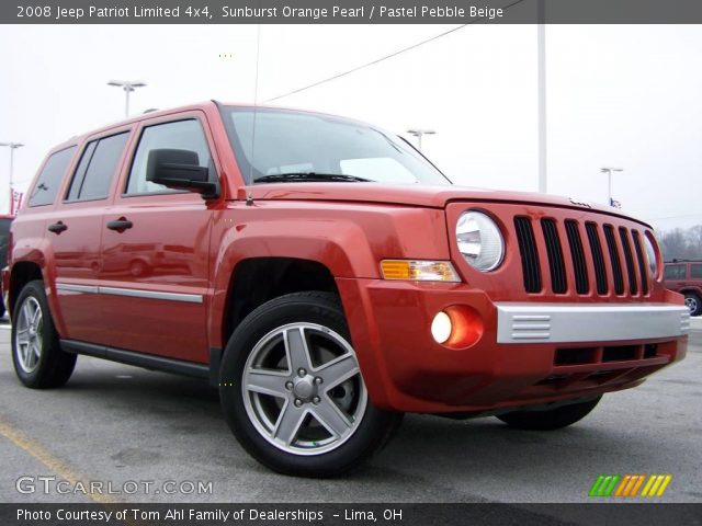 2008 Jeep Patriot Limited 4x4 in Sunburst Orange Pearl