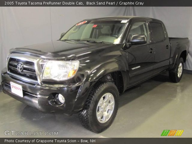 2005 Toyota Tacoma PreRunner Double Cab in Black Sand Pearl