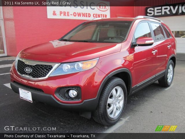 2011 Kia Sorento LX in Spicy Red