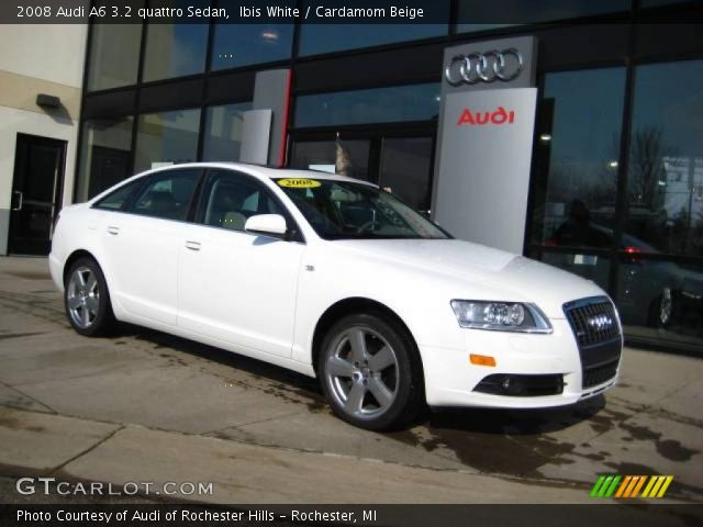 2008 Audi A6 3.2 quattro Sedan in Ibis White