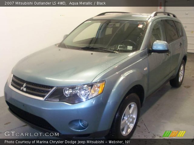 2007 Mitsubishi Outlander LS 4WD in Aqua Metallic