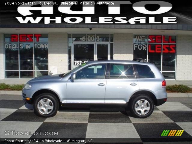 2004 Volkswagen Touareg V6 in Blue Silver Metallic