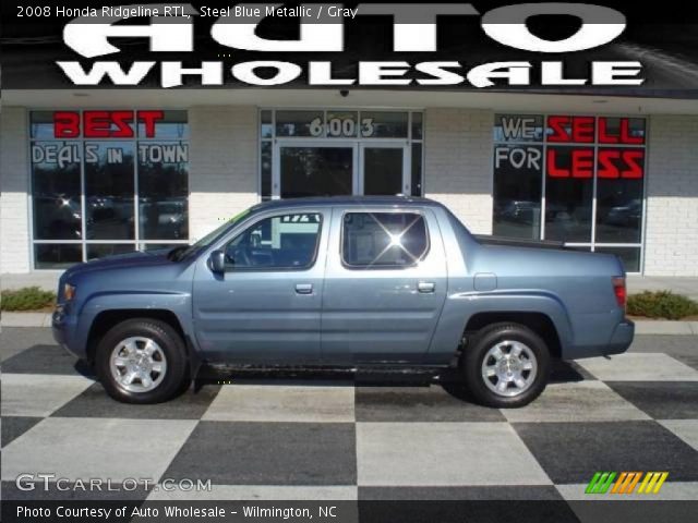 2008 Honda Ridgeline RTL in Steel Blue Metallic