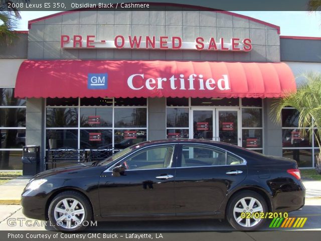 2008 Lexus ES 350 in Obsidian Black