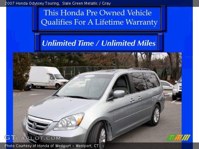 2007 Honda Odyssey Touring in Slate Green Metallic