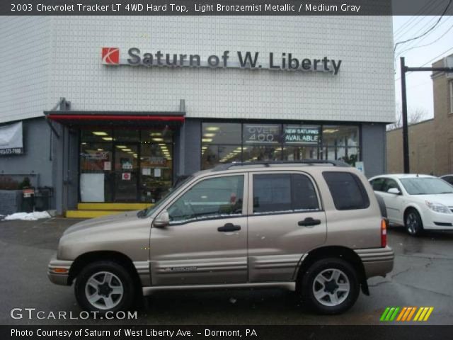 2003 Chevrolet Tracker LT 4WD Hard Top in Light Bronzemist Metallic
