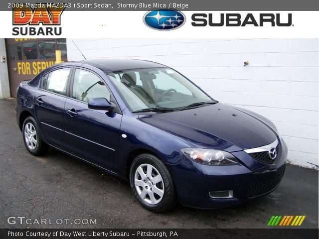 2009 Mazda MAZDA3 i Sport Sedan in Stormy Blue Mica