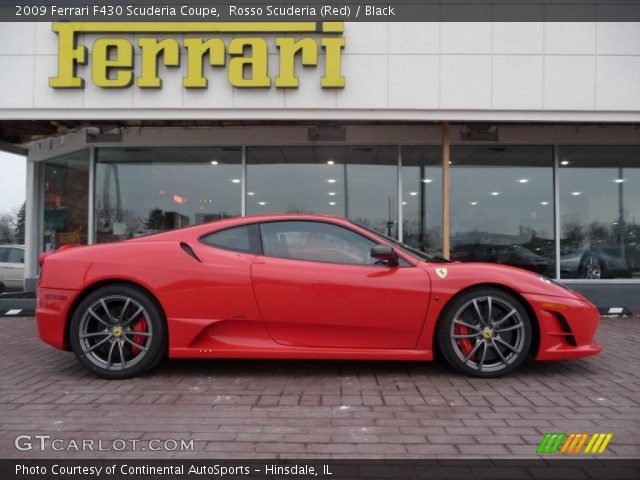 2009 Ferrari F430 Scuderia Coupe in Rosso Scuderia (Red)