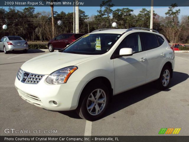 2009 Nissan Rogue SL in Phantom White