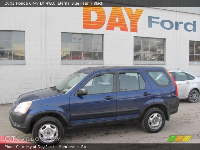 2002 Honda CR-V LX 4WD in Eternal Blue Pearl