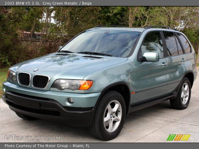 2003 BMW X5 3.0i in Grey Green Metallic