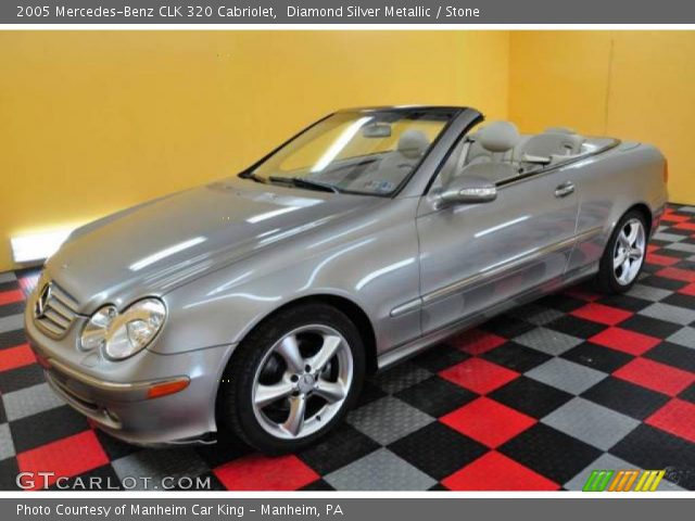 2005 Mercedes-Benz CLK 320 Cabriolet in Diamond Silver Metallic