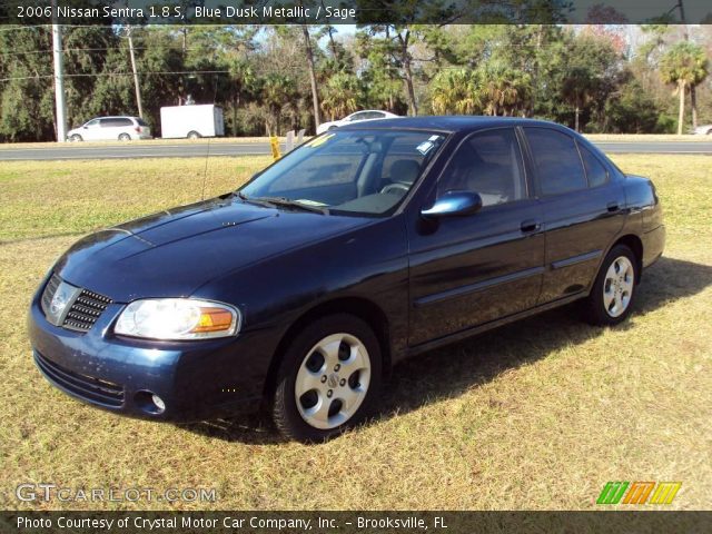 2006 Nissan Sentra 1.8 S in Blue Dusk Metallic