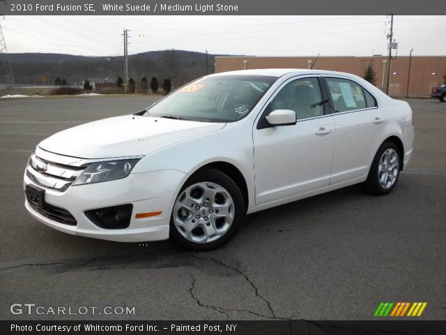 2010 Ford Fusion SE in White Suede
