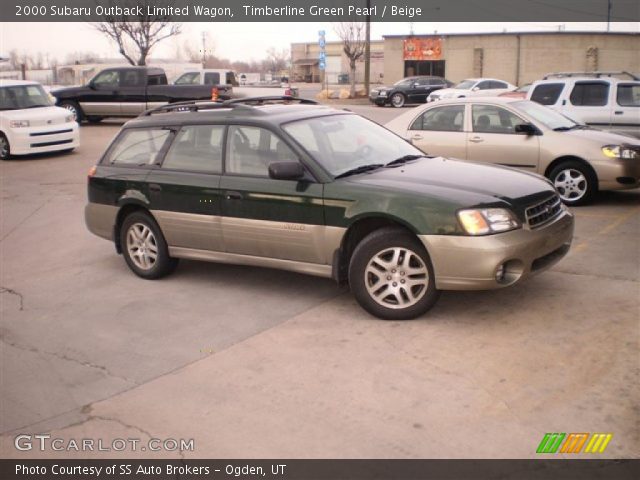 2000 Subaru Outback Limited Wagon in Timberline Green Pearl