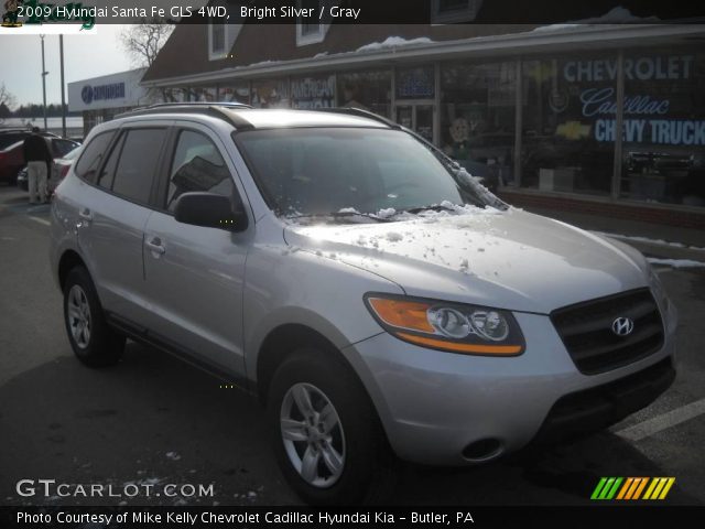 2009 Hyundai Santa Fe GLS 4WD in Bright Silver
