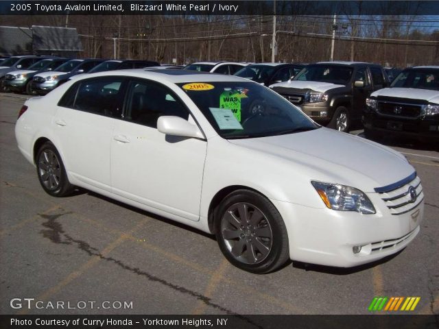 2005 Toyota Avalon Limited in Blizzard White Pearl