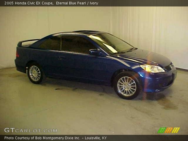 2005 Honda Civic EX Coupe in Eternal Blue Pearl