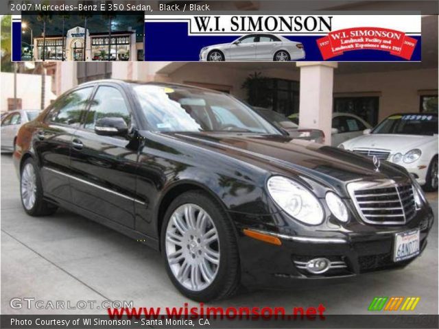 2007 Mercedes-Benz E 350 Sedan in Black