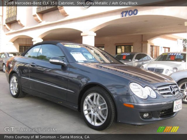 2008 Mercedes-Benz CLK 350 Cabriolet in Steel Grey Metallic