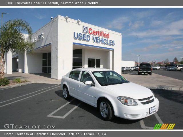 2008 Chevrolet Cobalt LT Sedan in Summit White