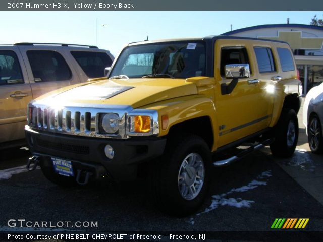 2007 Hummer H3 X in Yellow