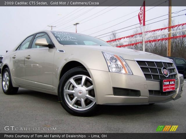 2009 Cadillac CTS Sedan in Gold Mist
