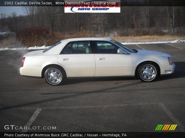2002 Cadillac DeVille Sedan in White Diamond Pearl
