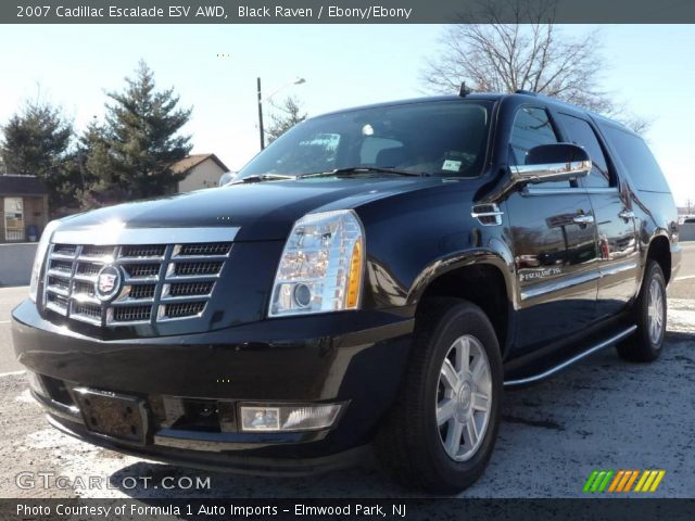 2007 Cadillac Escalade ESV AWD in Black Raven