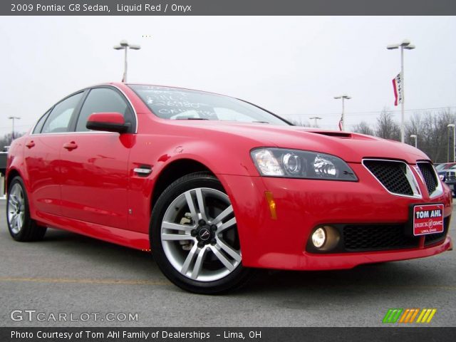 2009 Pontiac G8 Sedan in Liquid Red