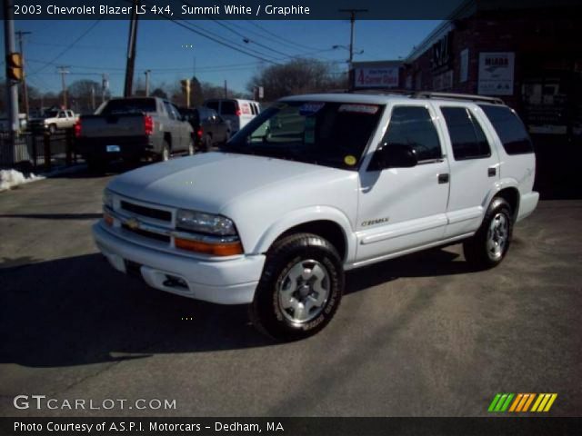 2003 Chevrolet Blazer LS 4x4 in Summit White