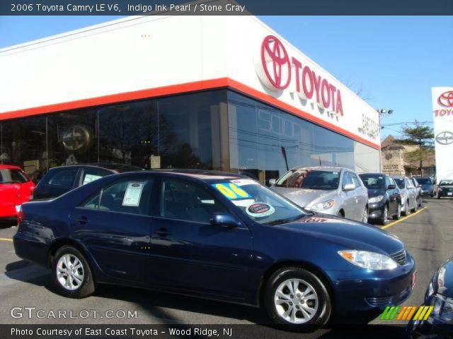 2006 Toyota Camry LE V6 in Indigo Ink Pearl